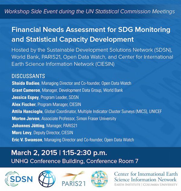 Un Side Event Workshop Financial Needs Assessment For Sdg