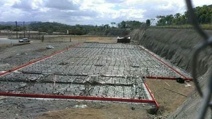 Industrial shed slab ready for the pour — Concreter in Goomboorian, QLD