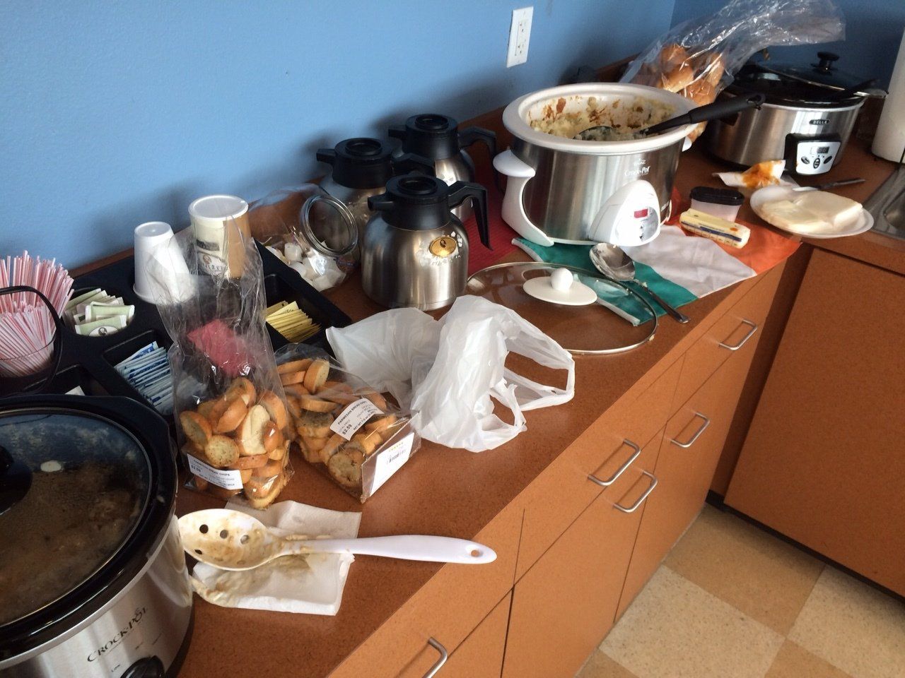 pot luck in usa offices