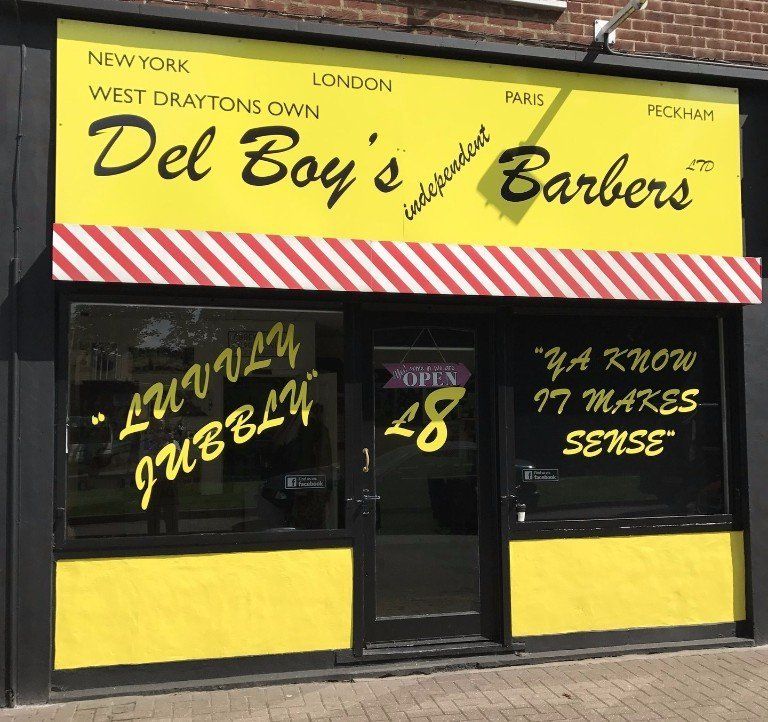 Del Boys Independent Barbers, in West Drayton