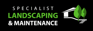 specialist landscaping and maintenance logo