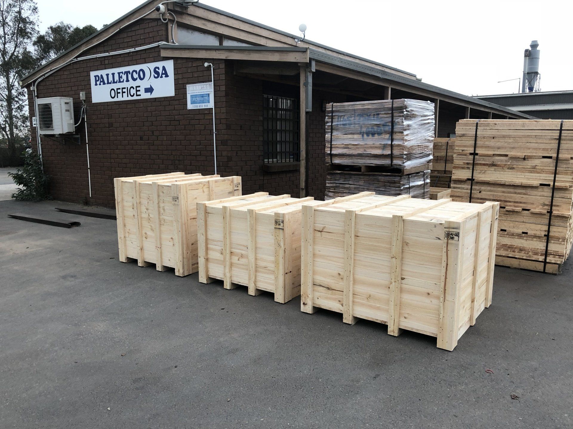 Wooden Boxes in Adelaide Palletco SA