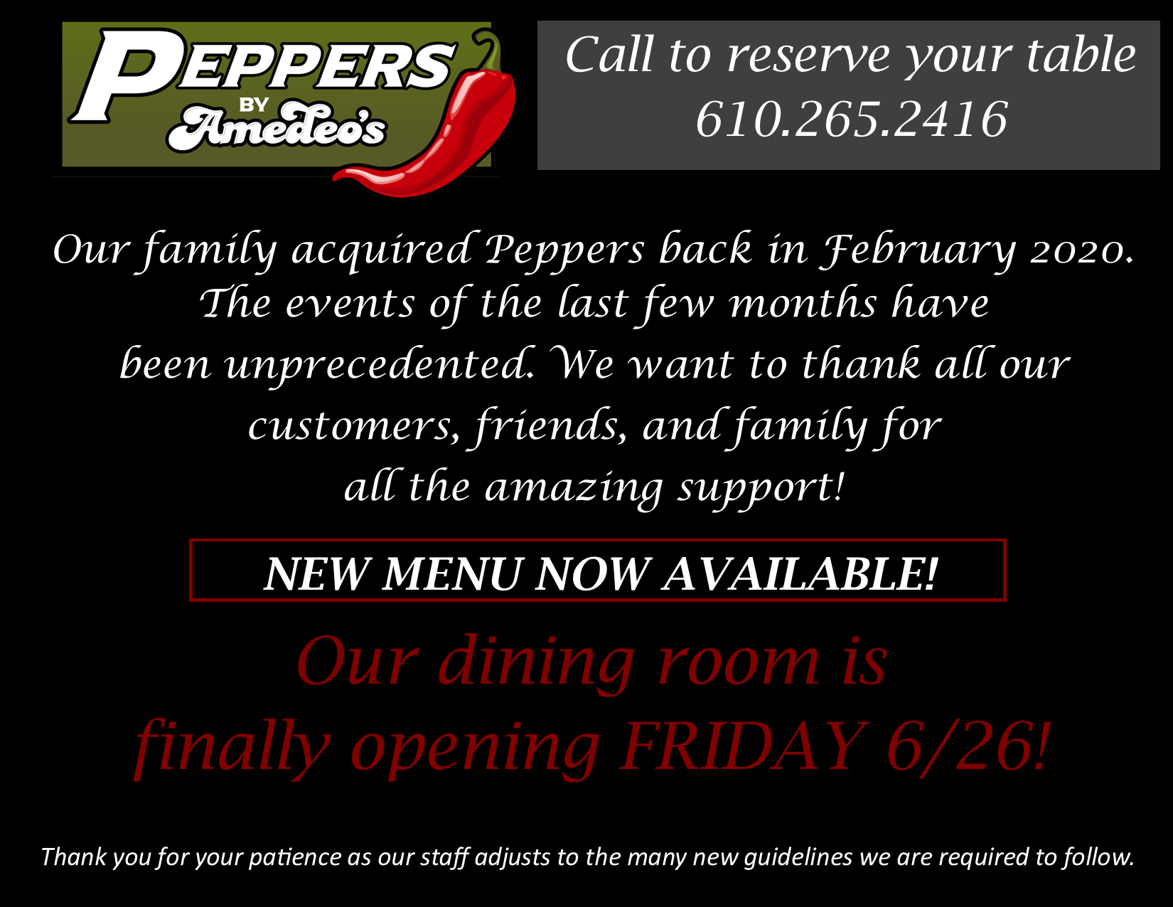 Italian restaurant King Of Prussia, PA Peppers Italian Restaurant & Bar