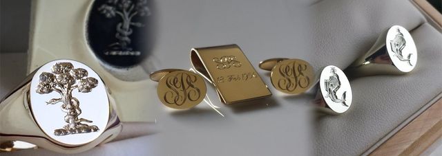 goldcrest signet rings