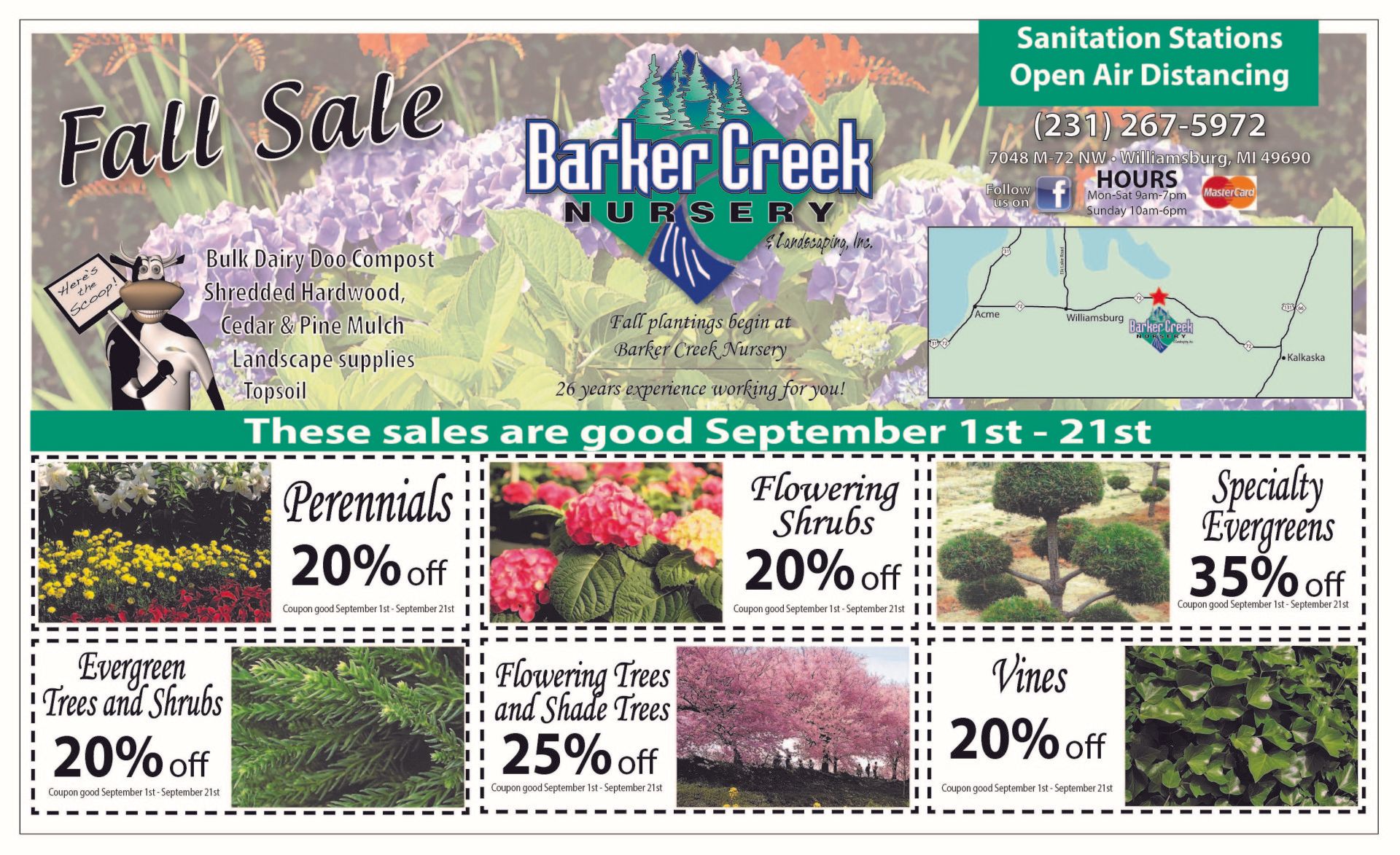 Barker Creek Nursery Let our Experience Work for You