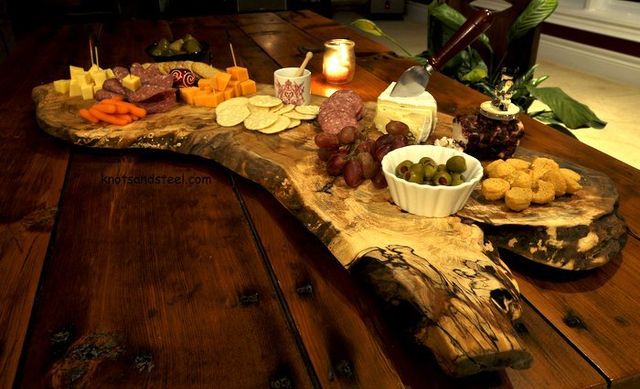 Live Edge Charcuterie Serving Boards And Platters