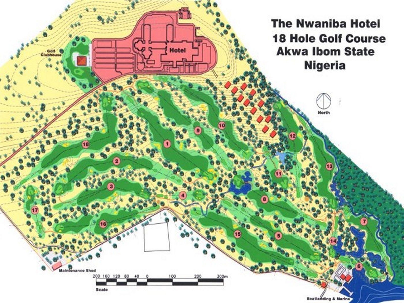 Masters Golf Course Map