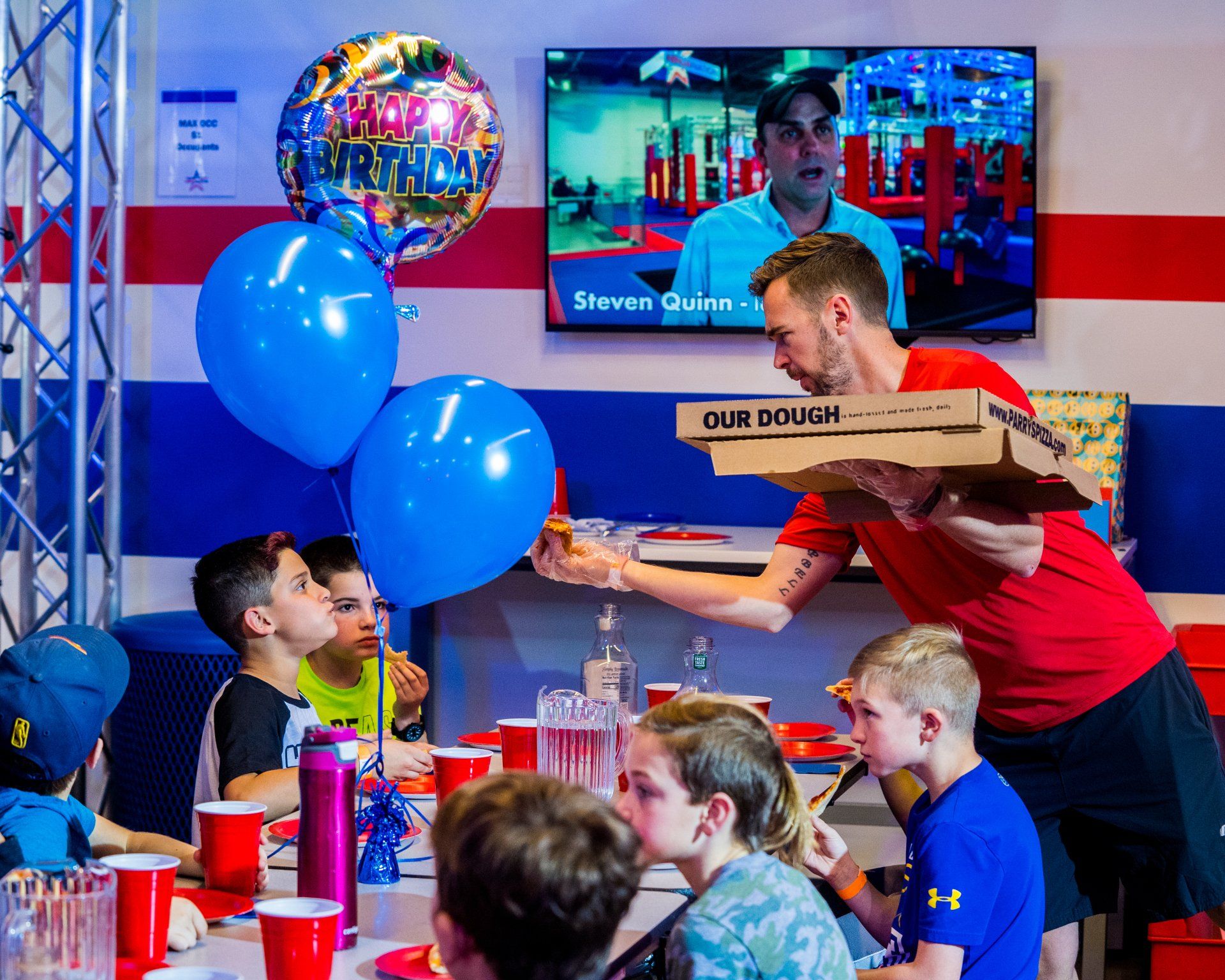 Ninja Nation Murphy birthday party venue