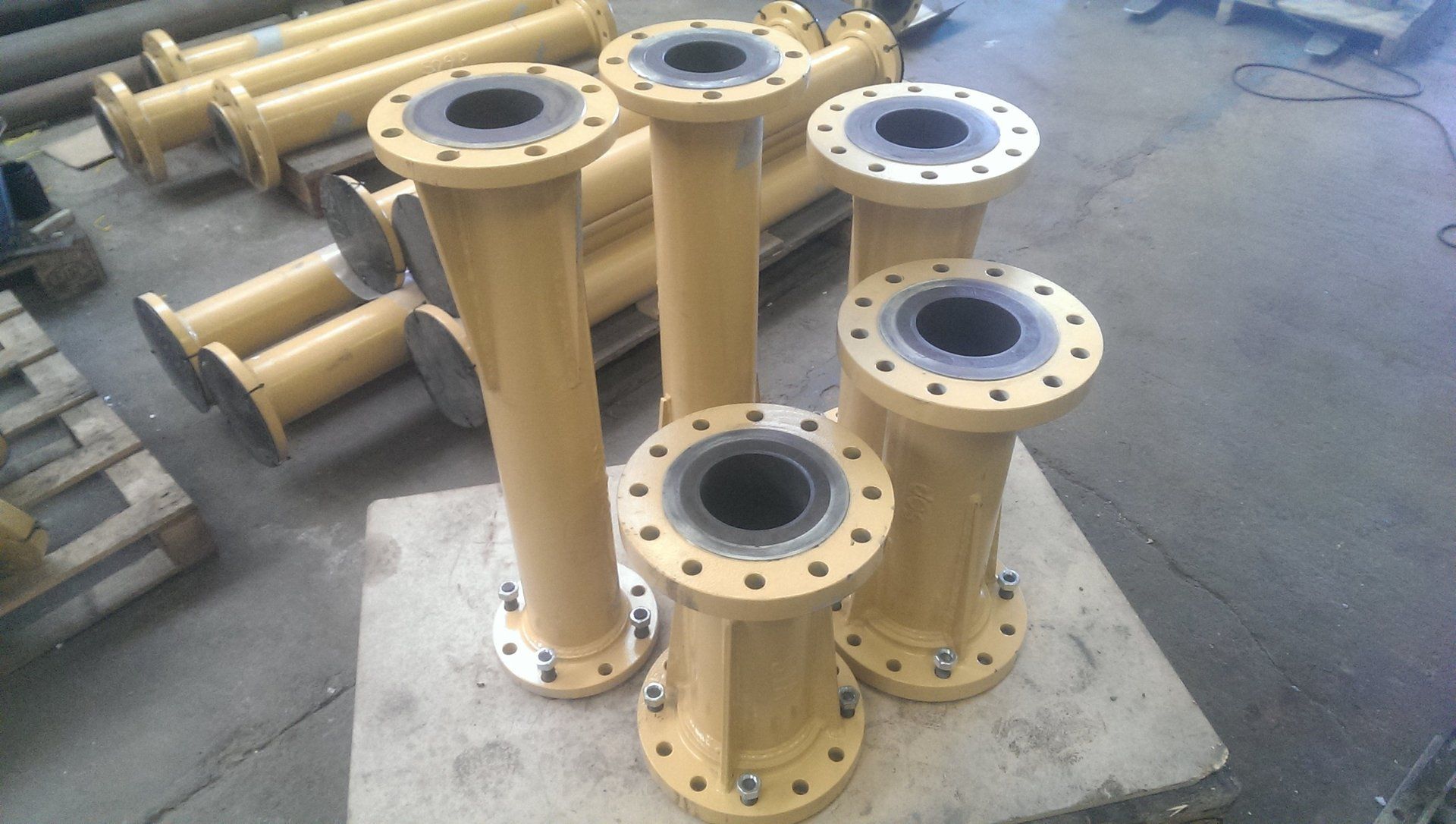 Ceramic Lined Pipework alumina and silicon carbide