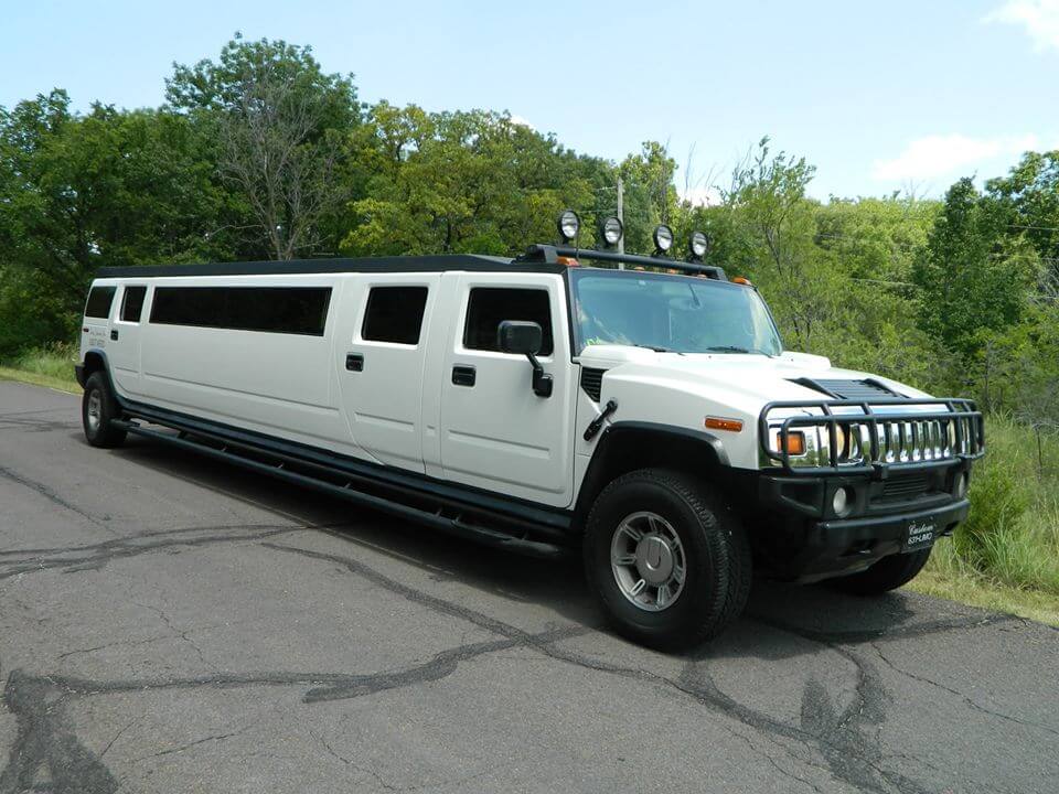 White Hummer Limo Kansas City and Overland Park