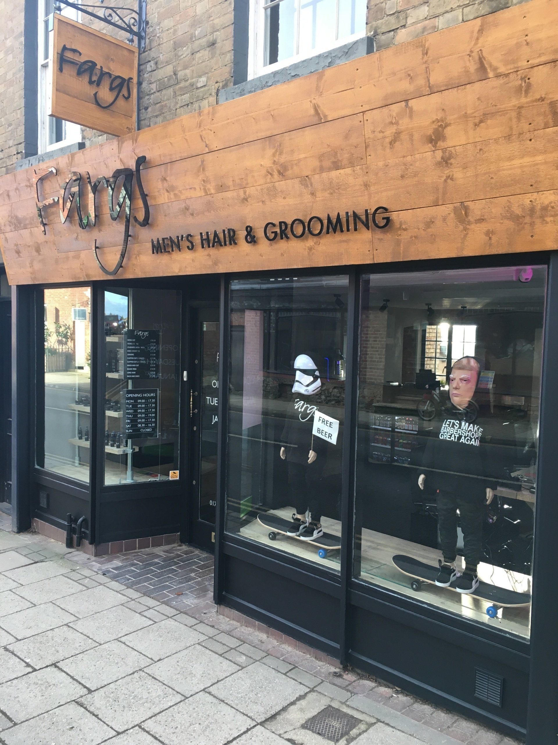 Men's hair and grooming salon in Tunbridge Wells