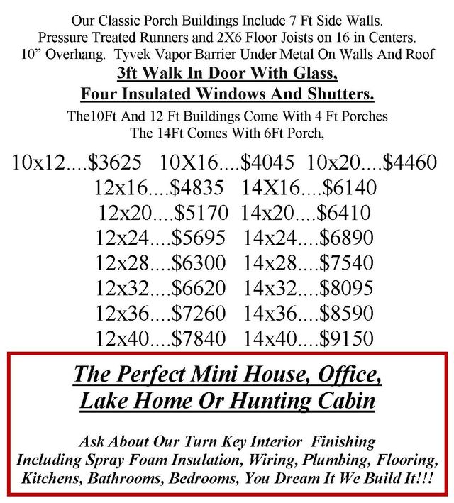 Building Styles Trimline Barns Mo