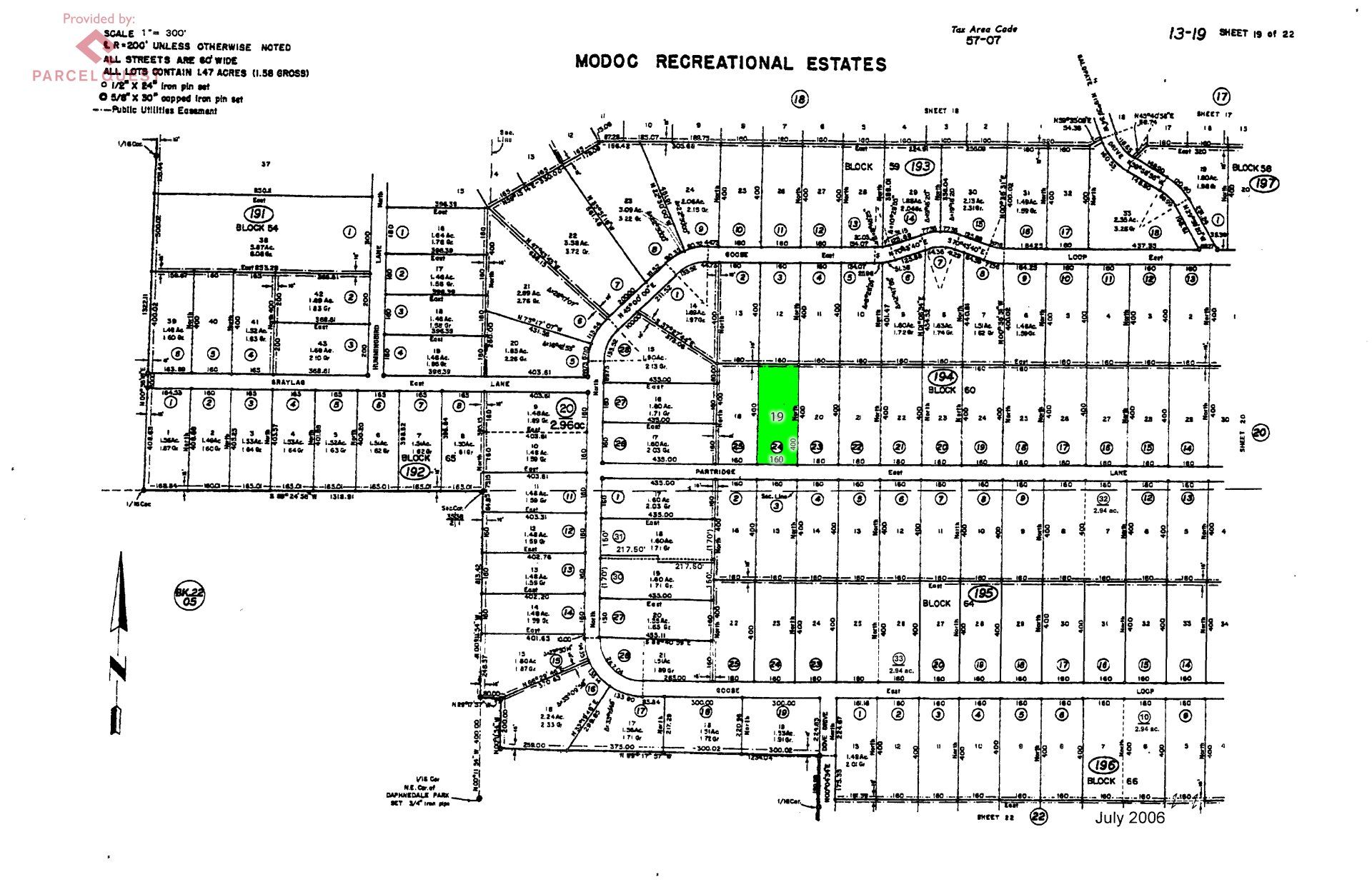Rural Land for Sale Undeveloped Property Modoc Recreational Estates