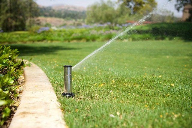 professional irrigation installation
