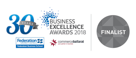 Commerce Ballarat - Business Excellence Awards 2018 - Finalist 2018