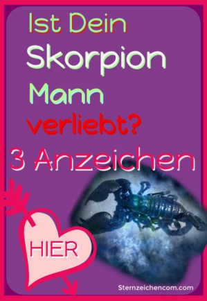 Skorpion Mann Verliebt Sich Langsam