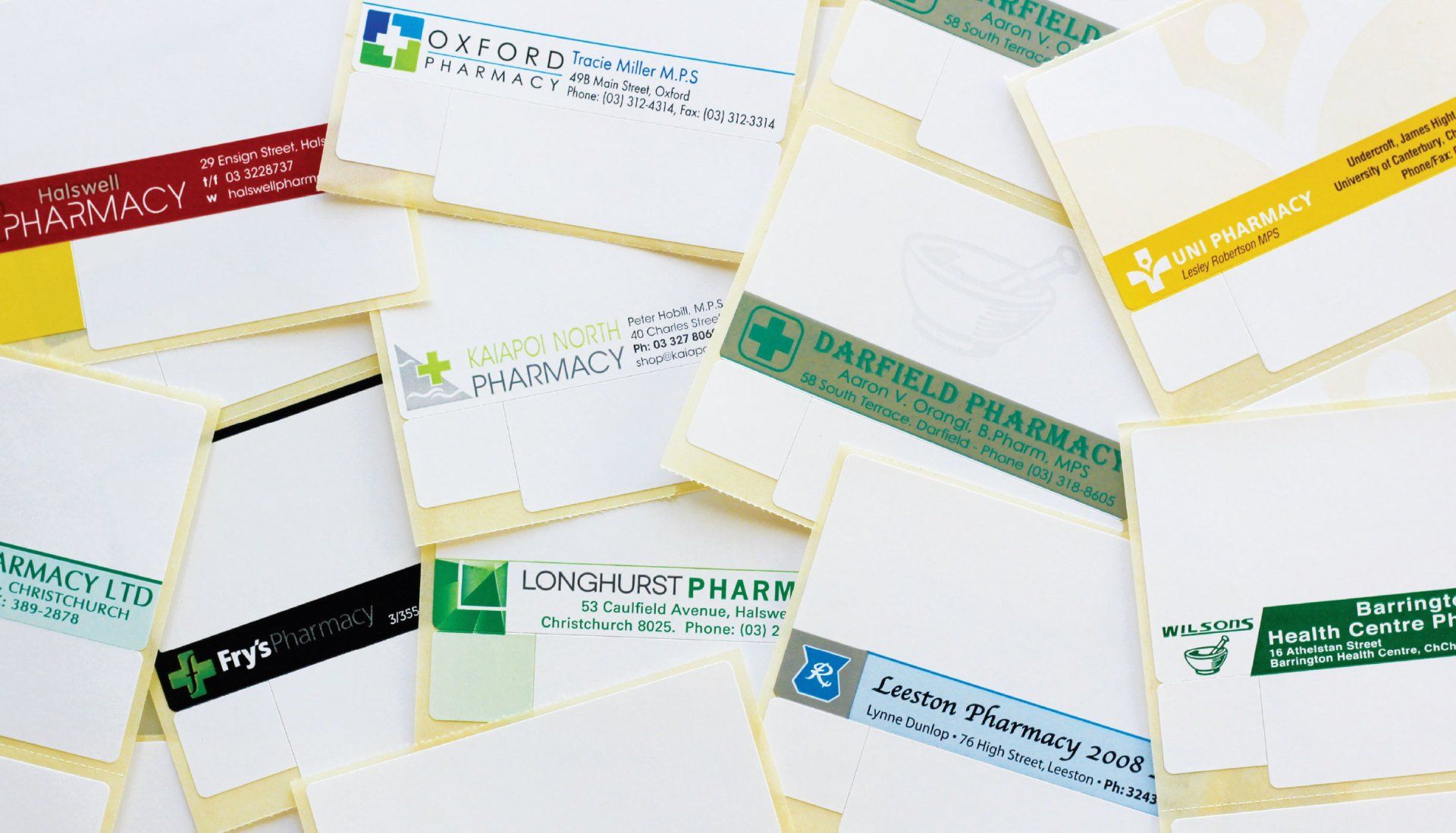 pharmacy labels