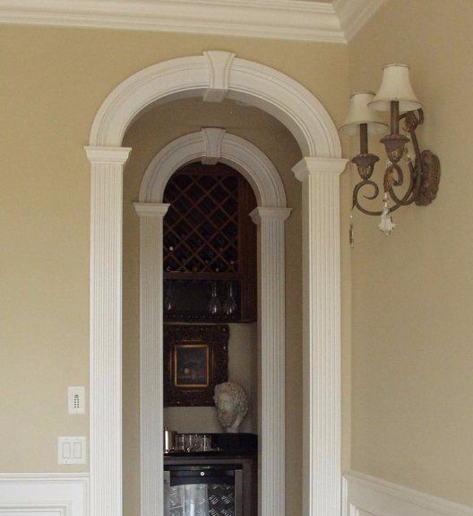 Halfround Arched Crown Mouldings Archway Moulding Kits