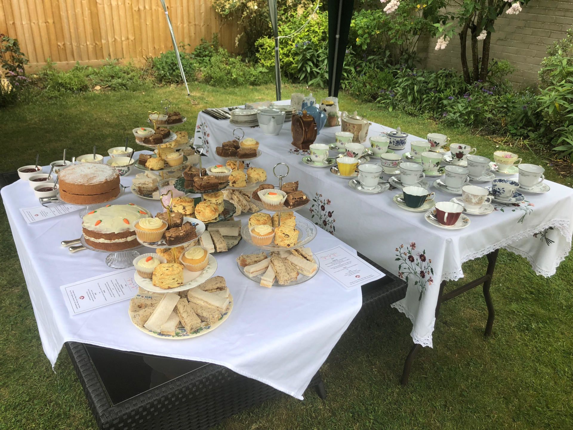 Catering Oxfordshire, Afternoon Tea Party Delivered, Oxfordshire