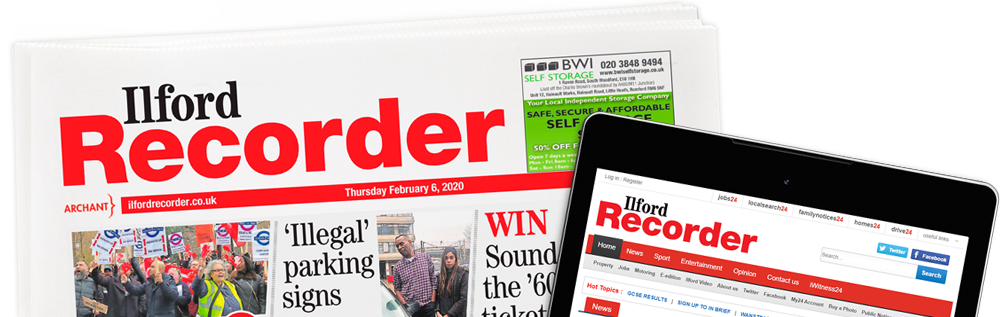 Digital and Print Advertising - Ilford Recorder