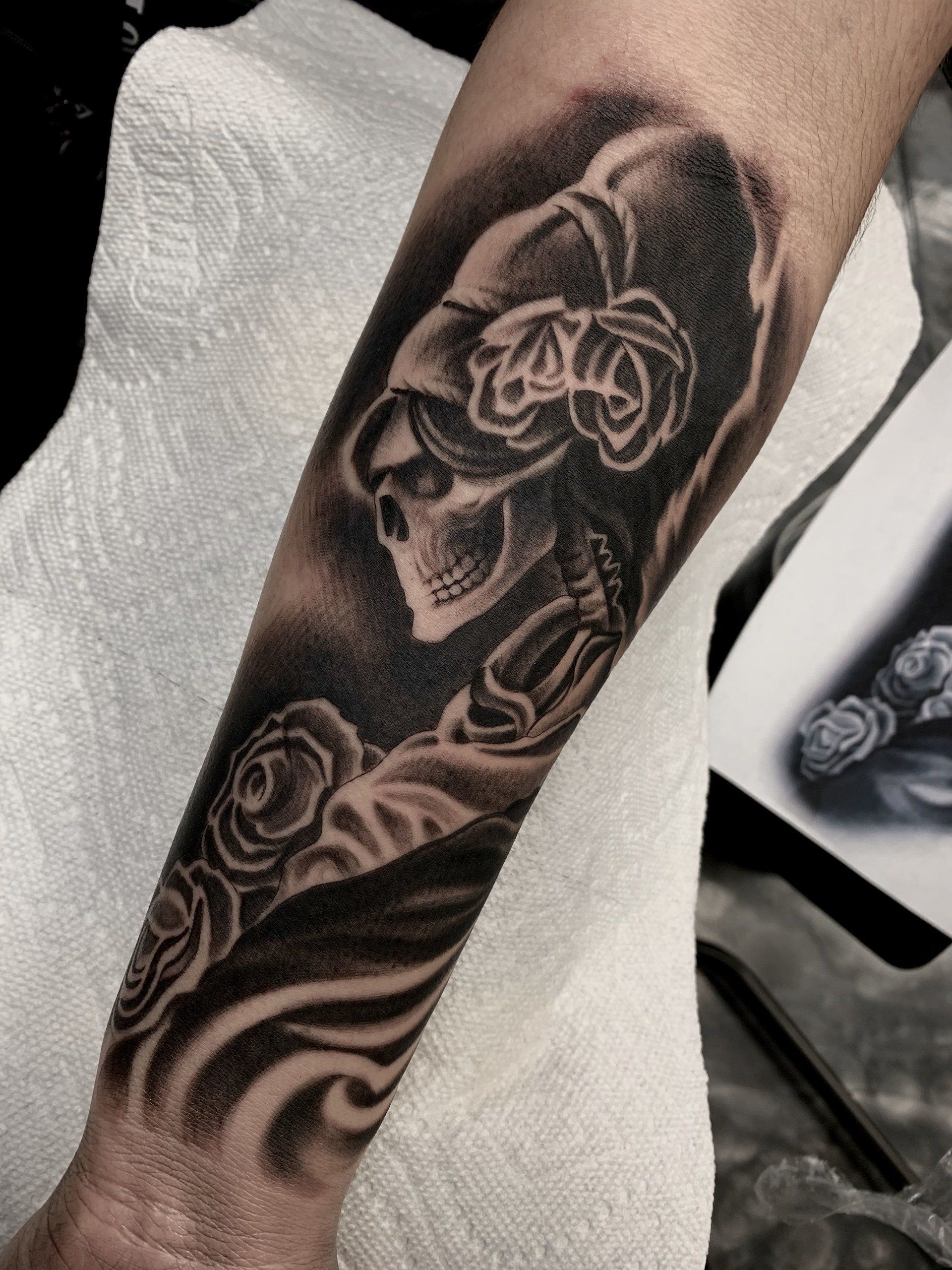 Black & Grey Tattoo Artist Fayetteville NC Jose Torres