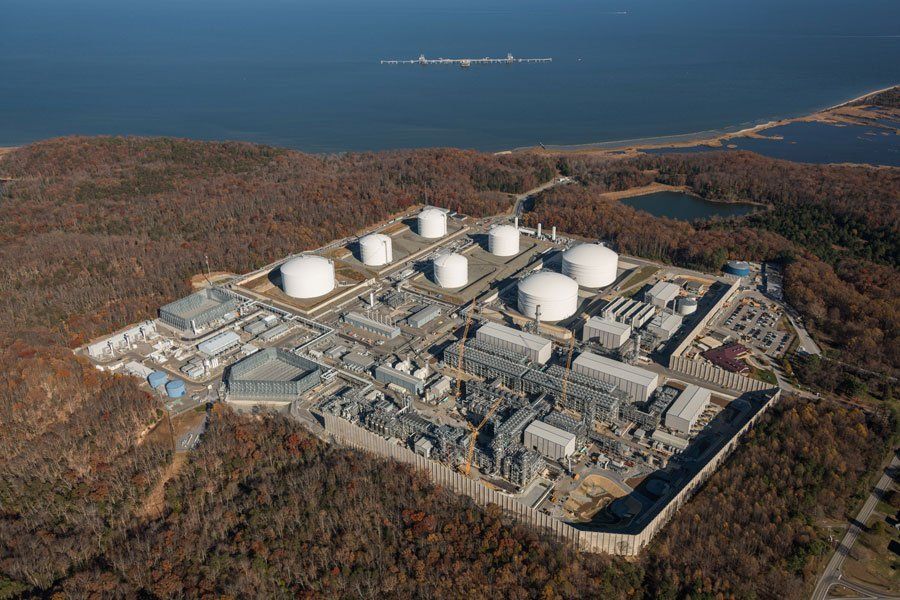 Feed Gas Introduced at Dominion Energy Cove Point LNG Facility