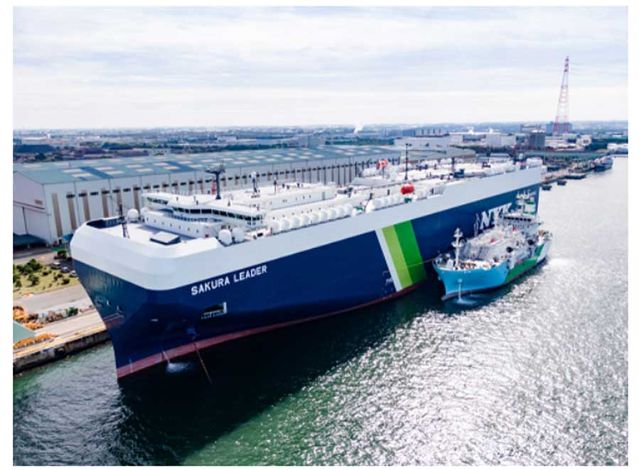 LNG bunkering vessel Kaguya Source: NYK