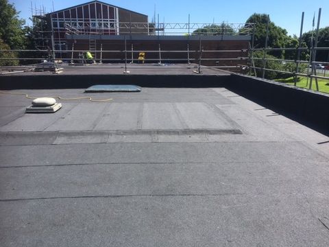 A commercial roofing company in Cardiff