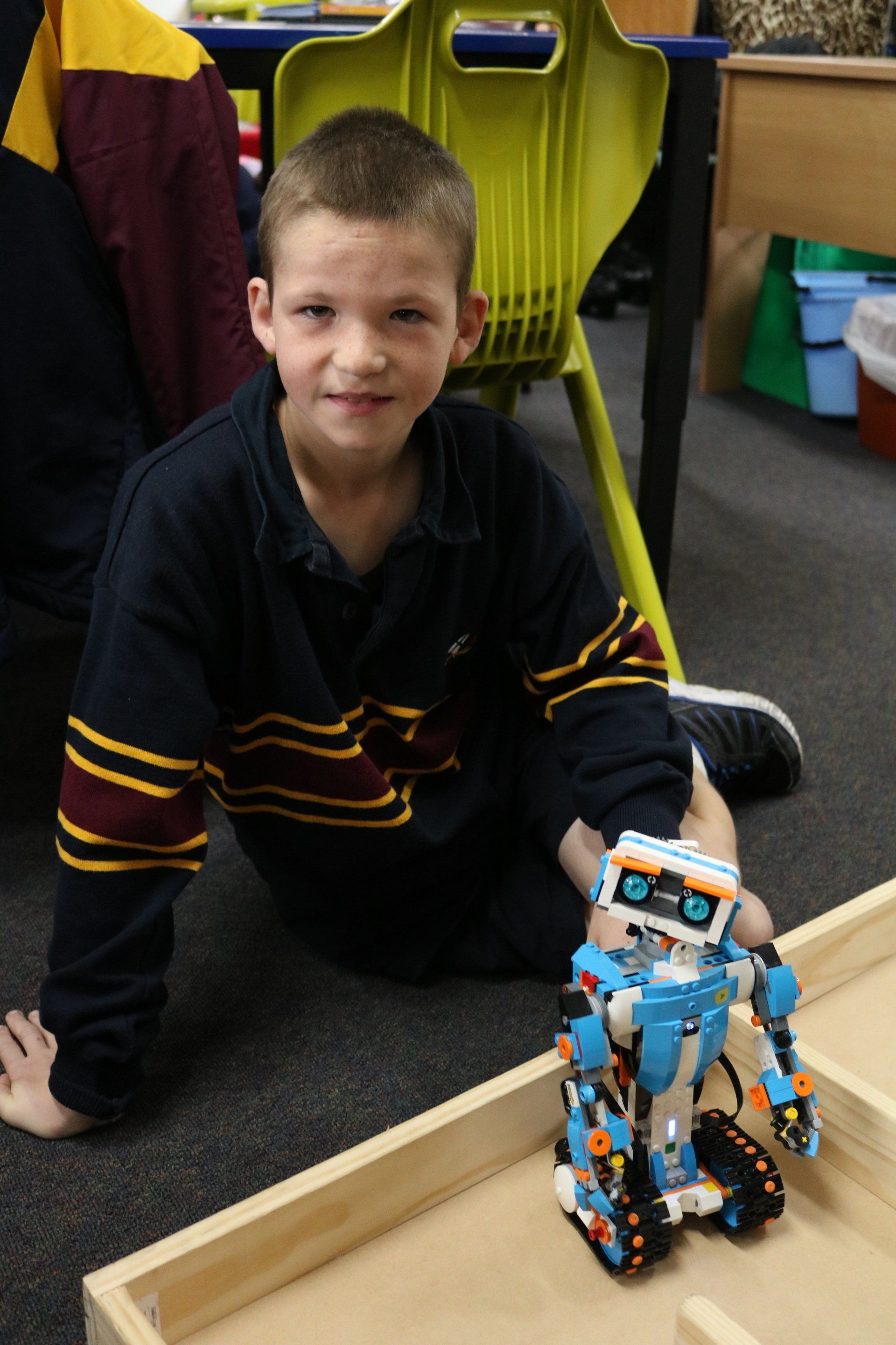 Robot Man visit teaches STEM skills