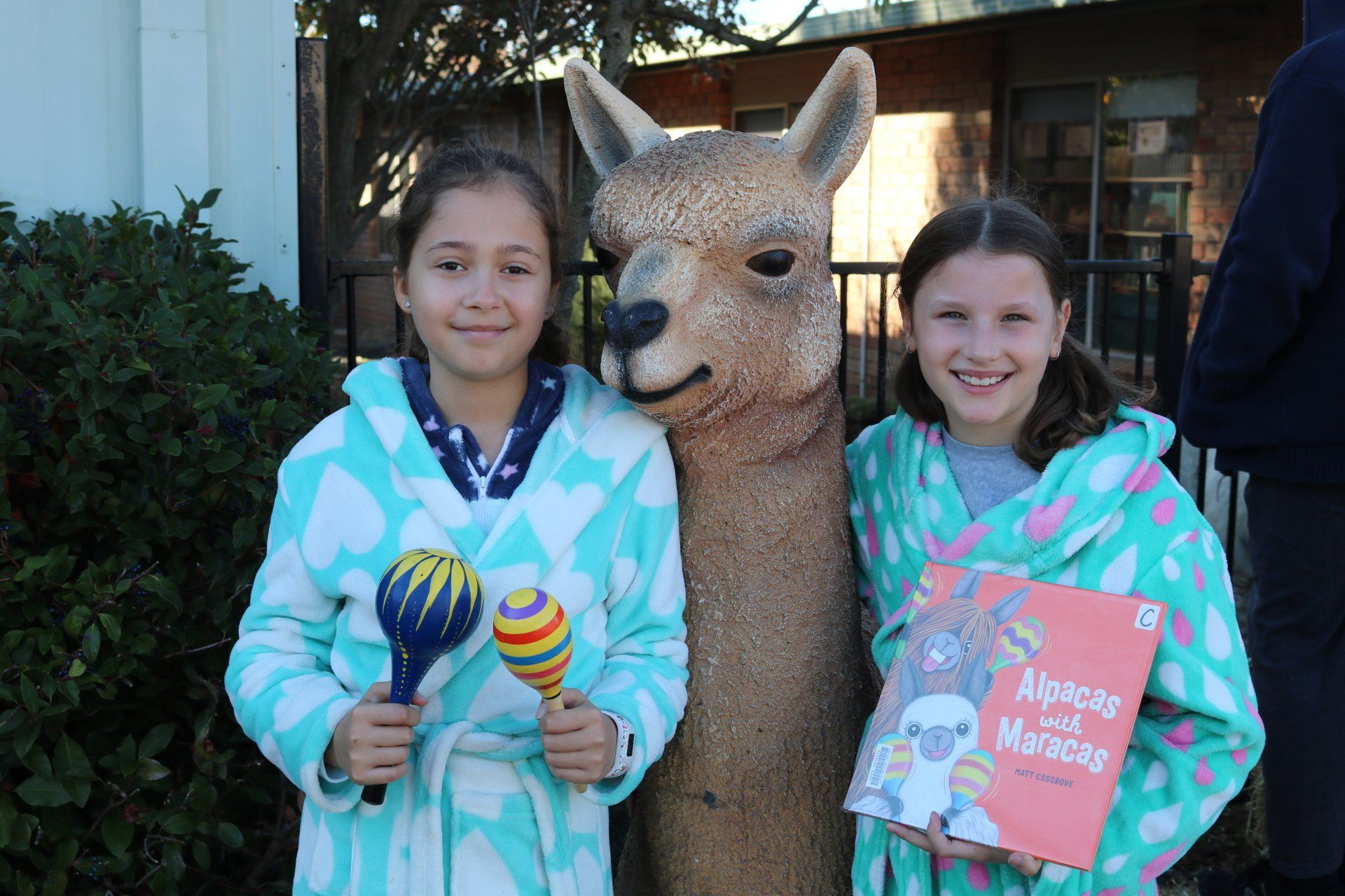 National Simultaneous Storytime Alpaca Visit