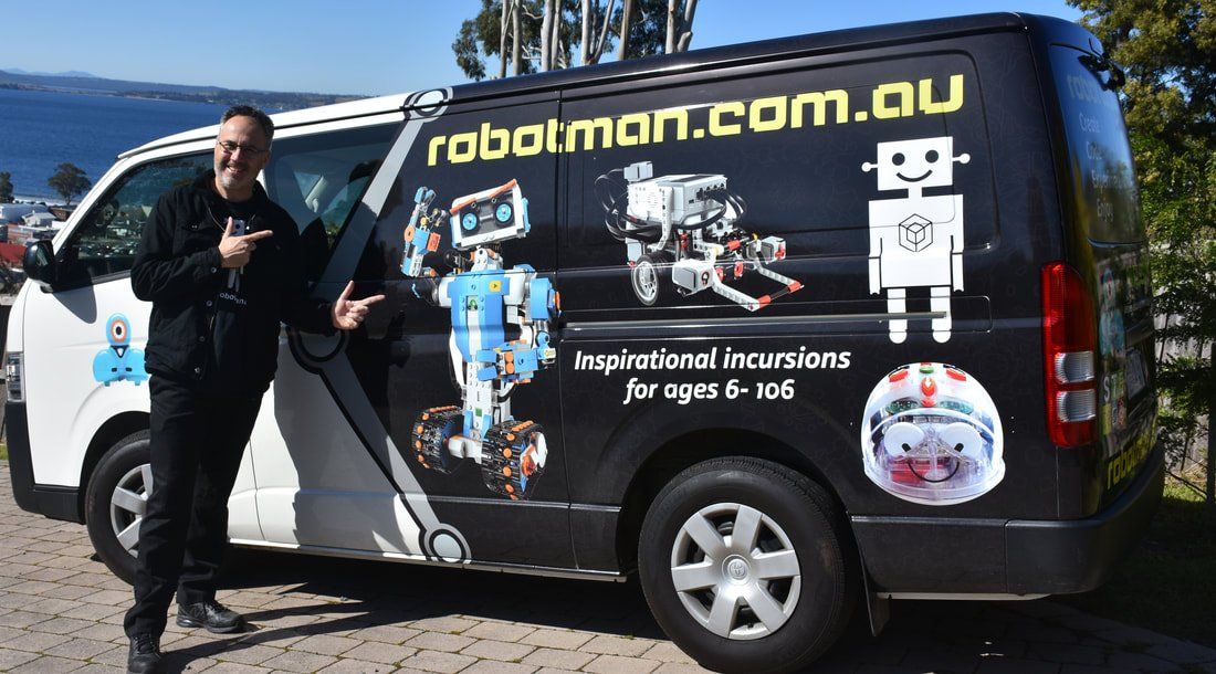 Robot Man visit teaches STEM skills