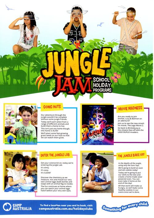 Camp Australia School Holiday Care - Term 1 2019