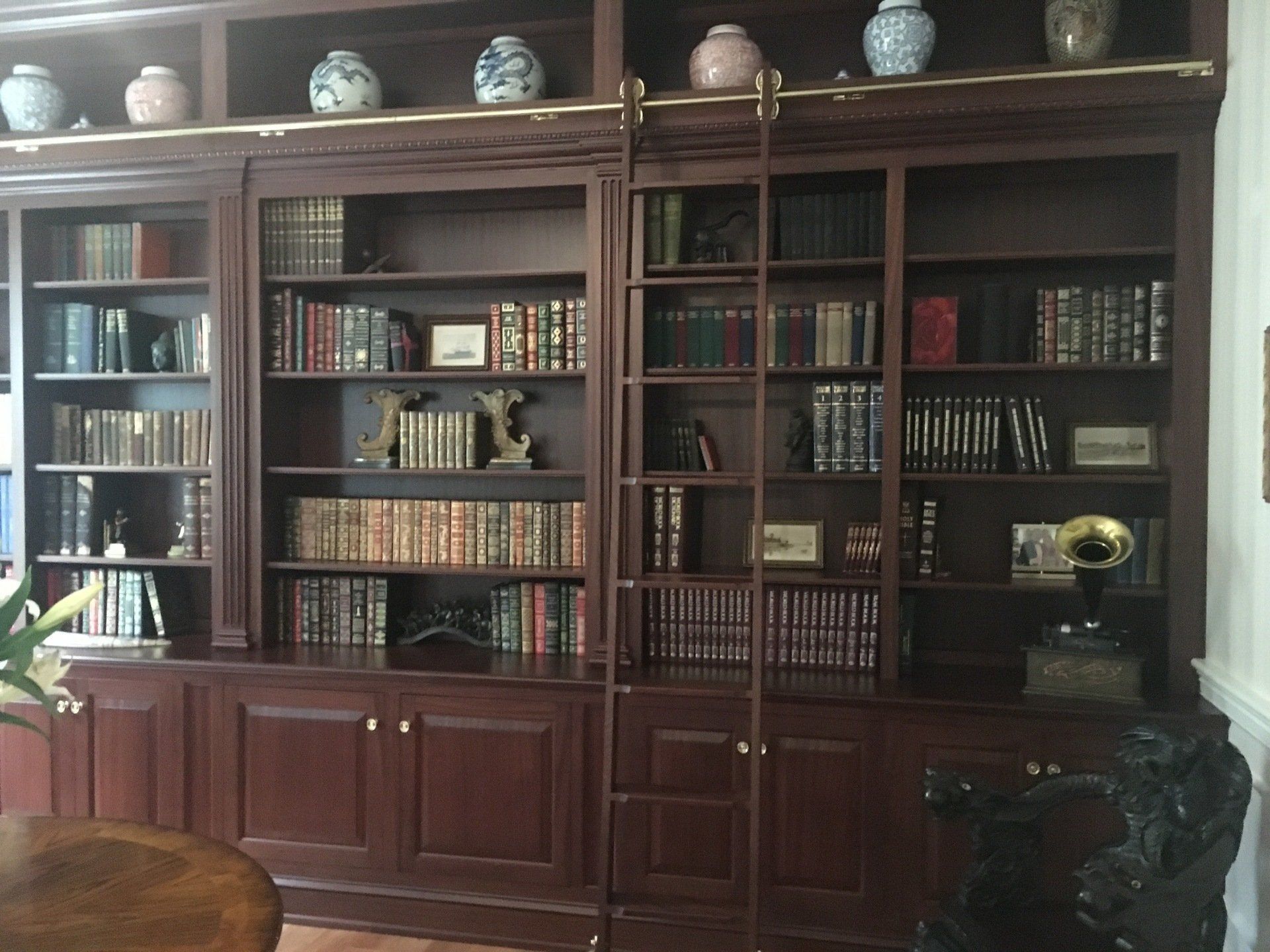 Custom Bookcases & Bookshelves NY NJ PA Odhner Fine Woodworking