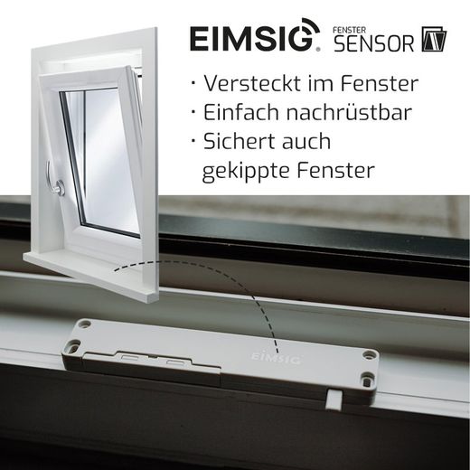 Fenstereinbruchschutz EiMSIG Fenstersensor