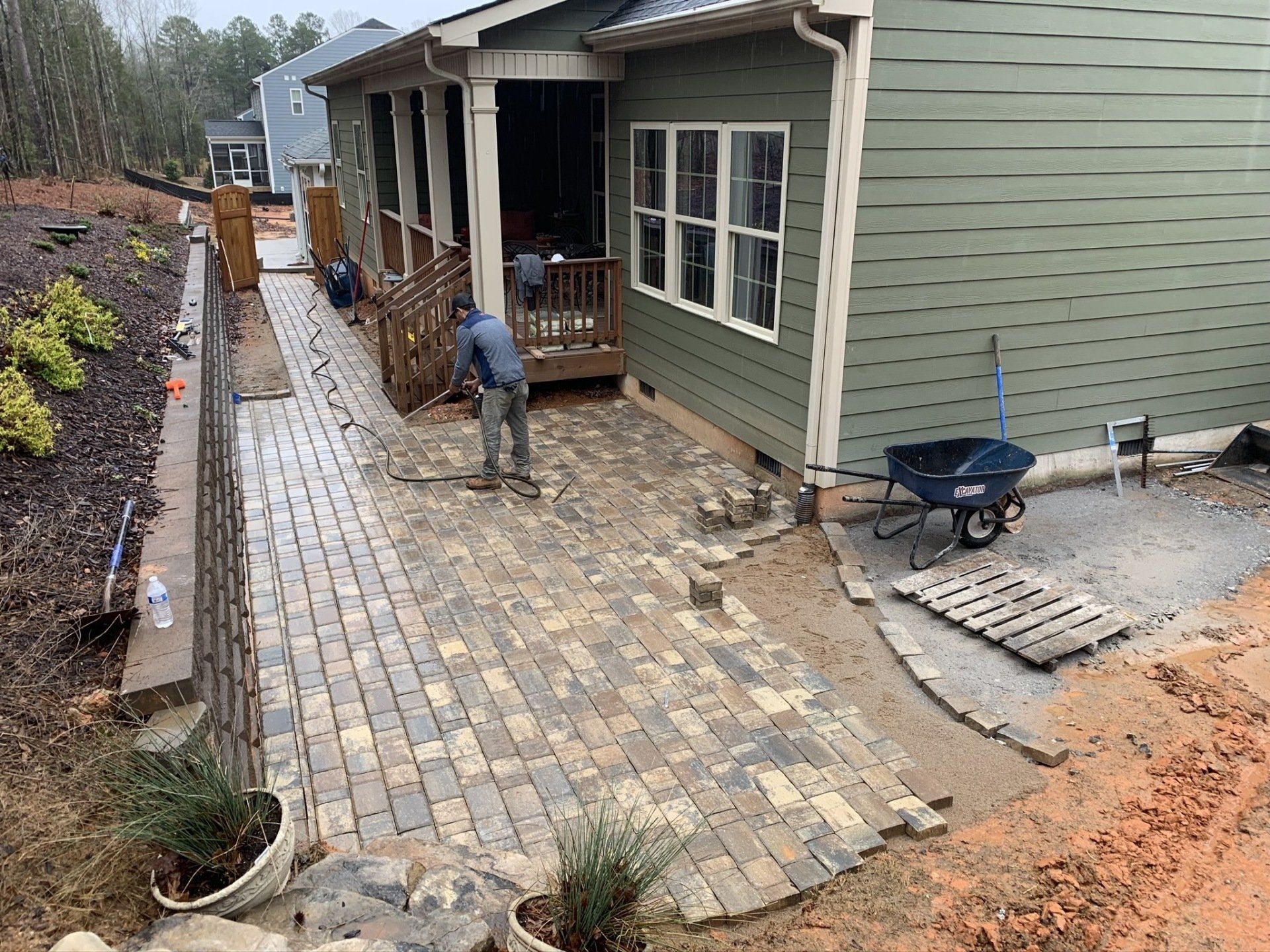 Hardscape Construction Greenville & Greer, SC Southern Lawn