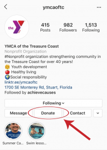 New You Should Be Adding A Donate Button To Your Nonprofit Instagram Profile