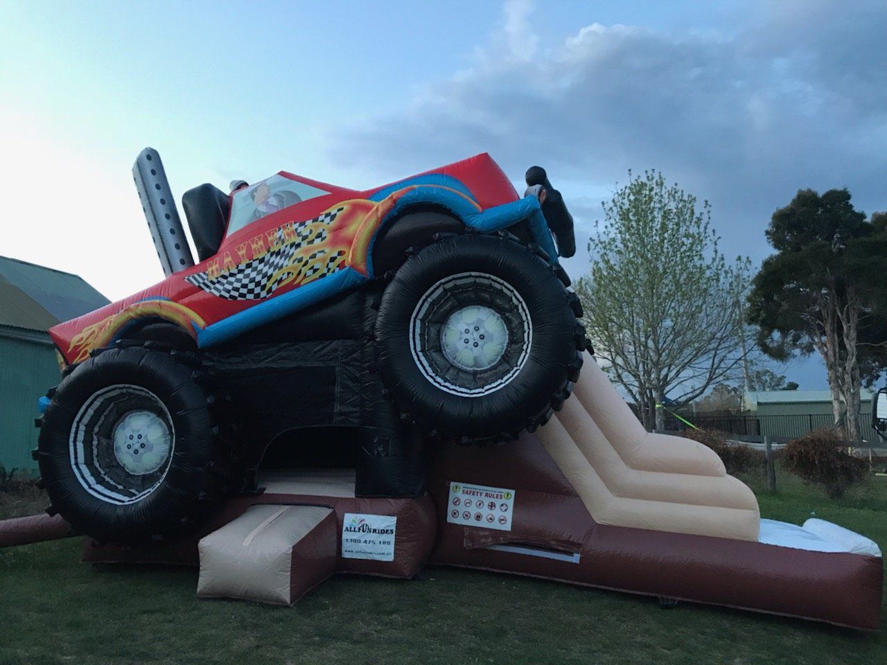 inflatable monster truck