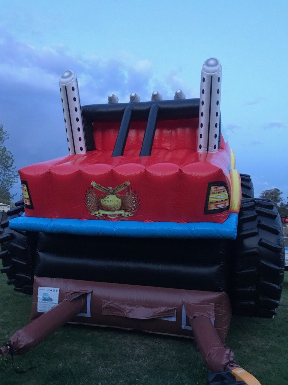 inflatable monster truck