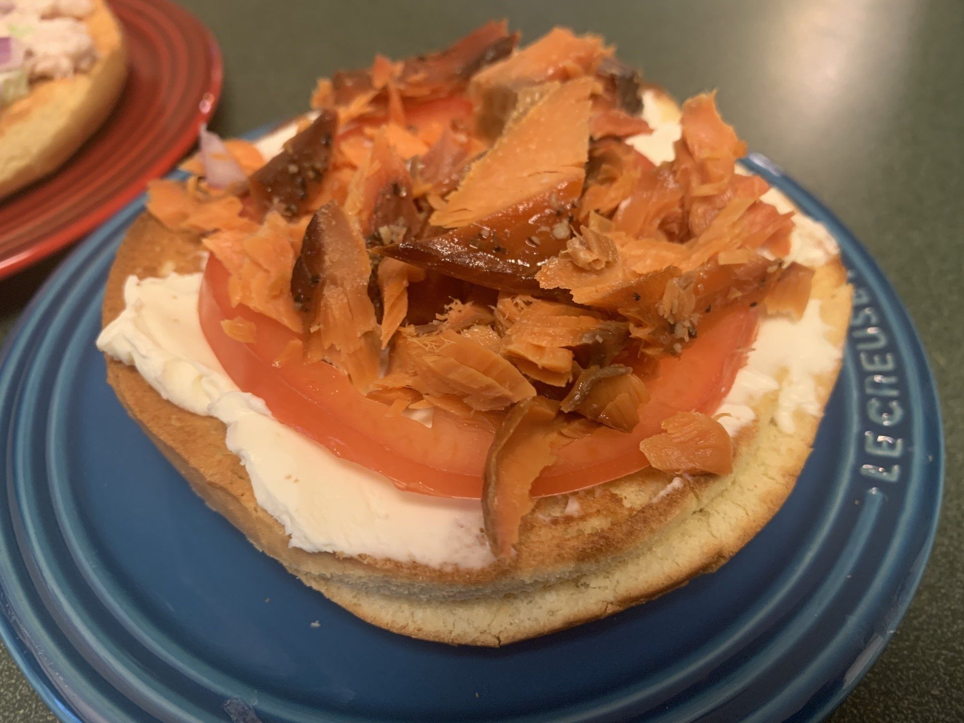 Bagels with Smoked Salmon & Whitefish Salad