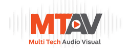 Logo for Multi Tech Audio Visual, features 