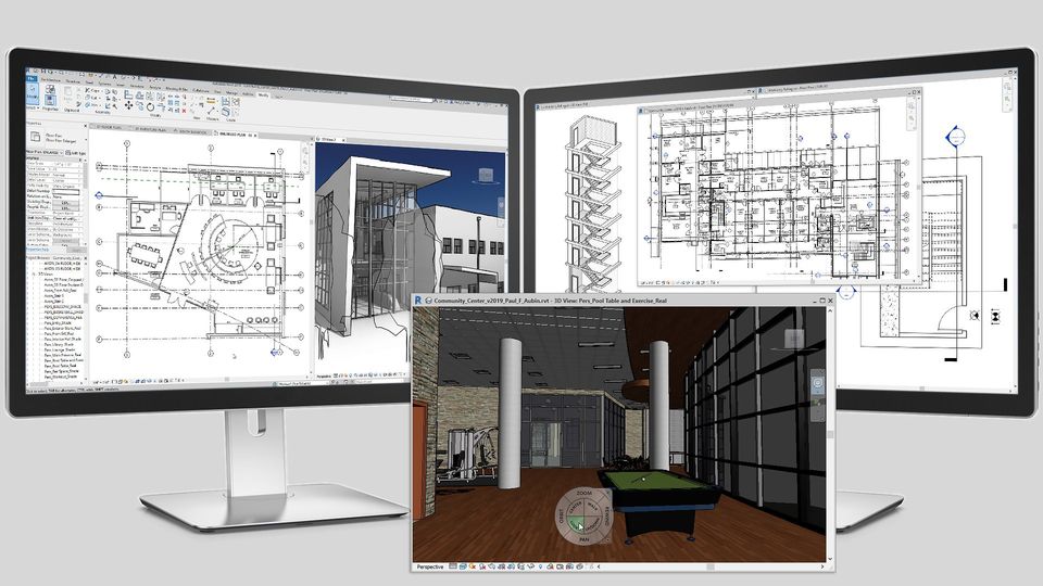 3d software with multiple view