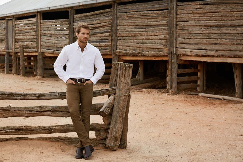 man in white longsleeve