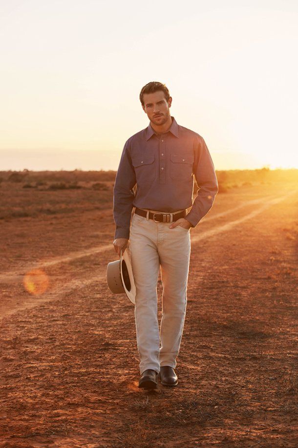 man in gray longsleeve