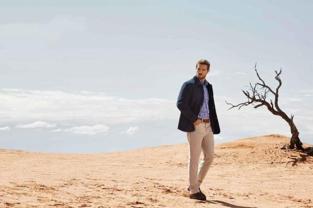man in dessert