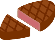 fire grilled meat icon