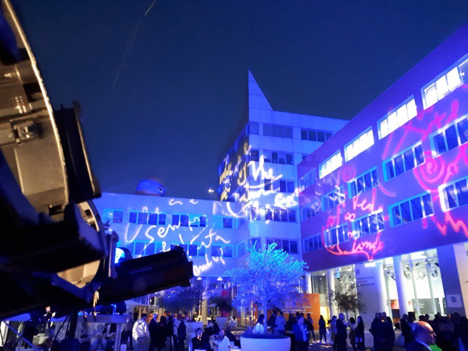 proiezione video per eventi