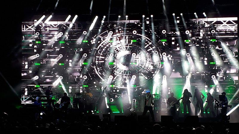LED wall in un concerto