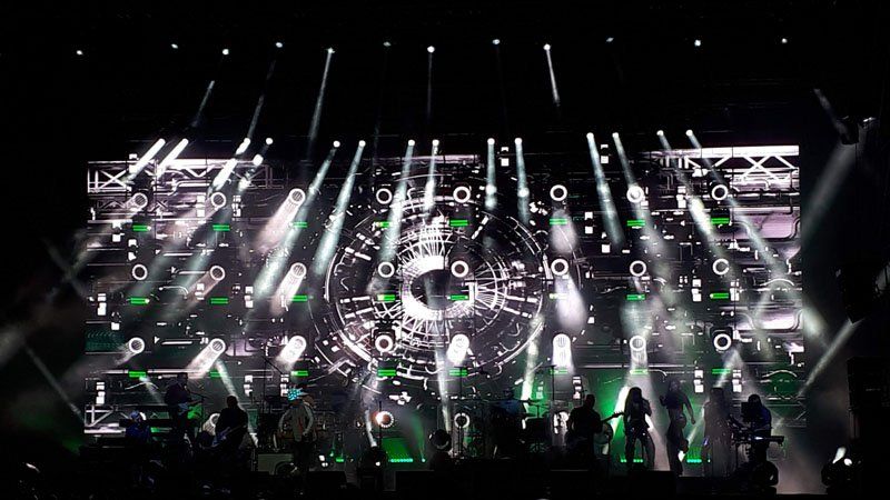 LED wall per concerto