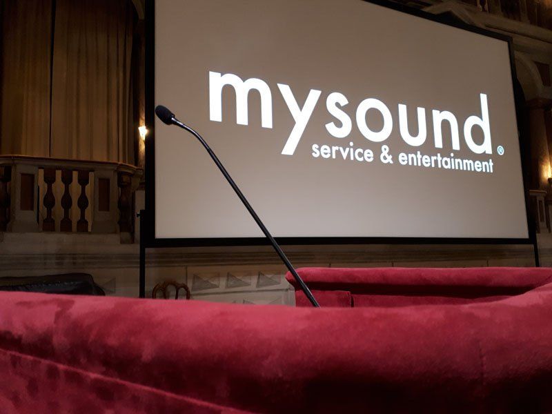 maxischermo per conferenza in teatro