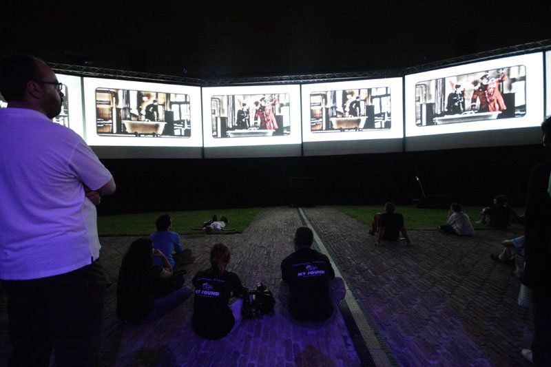 maxischermi per spettacolo all'aperto